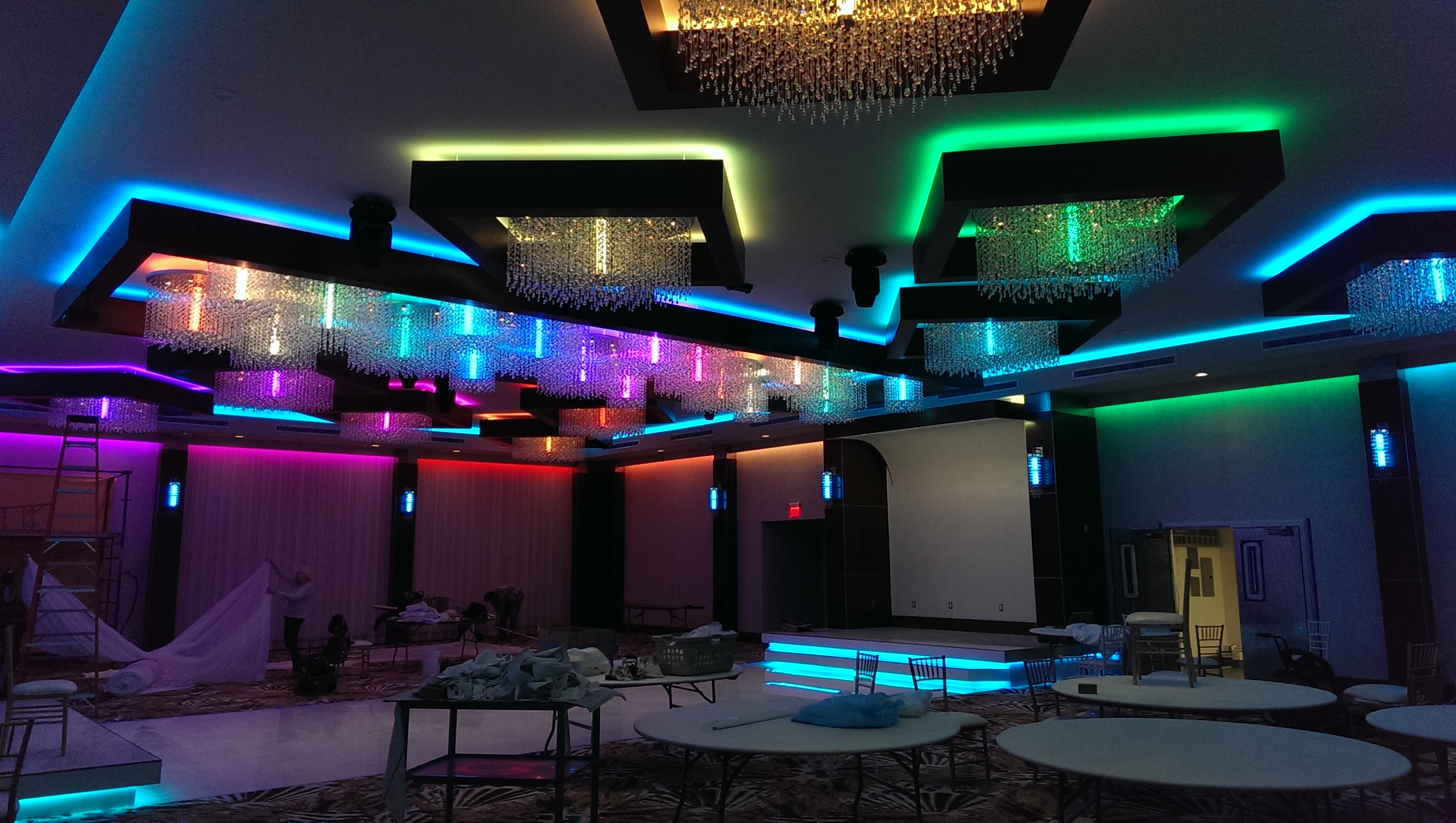 Metropol Classic Banquet Hall Lighting Allen Productions